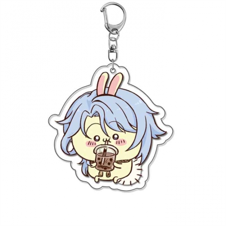 Genshin Impact Anime Acrylic Keychain Charm price for 5 pcs