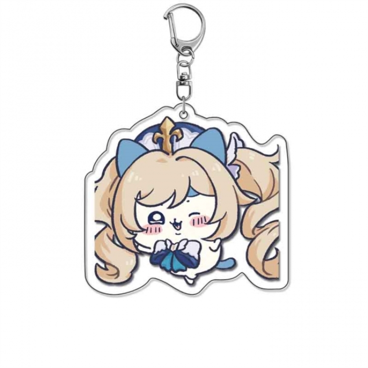 Genshin Impact Anime Acrylic Keychain Charm price for 5 pcs