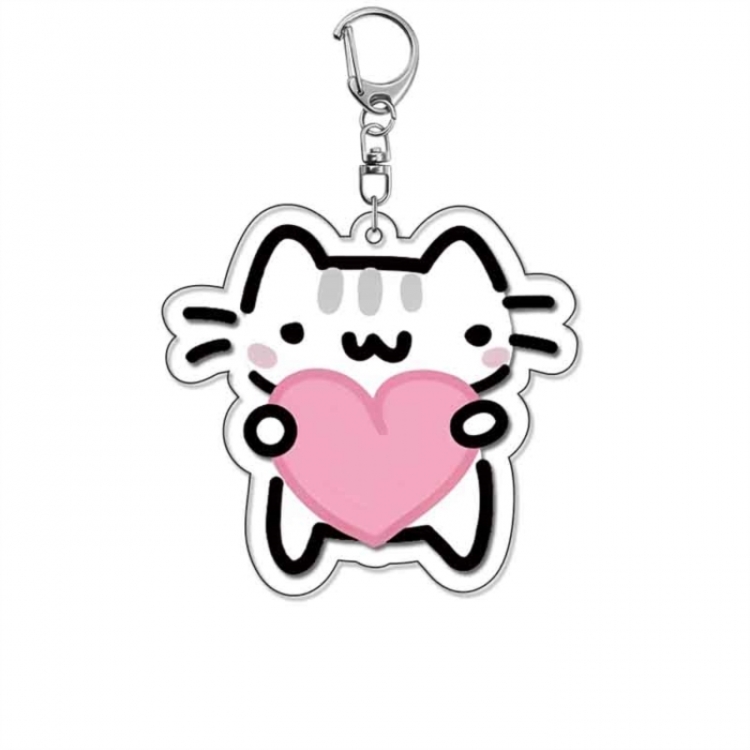Basil Cat Anime Acrylic Keychain Charm price for 5 pcs