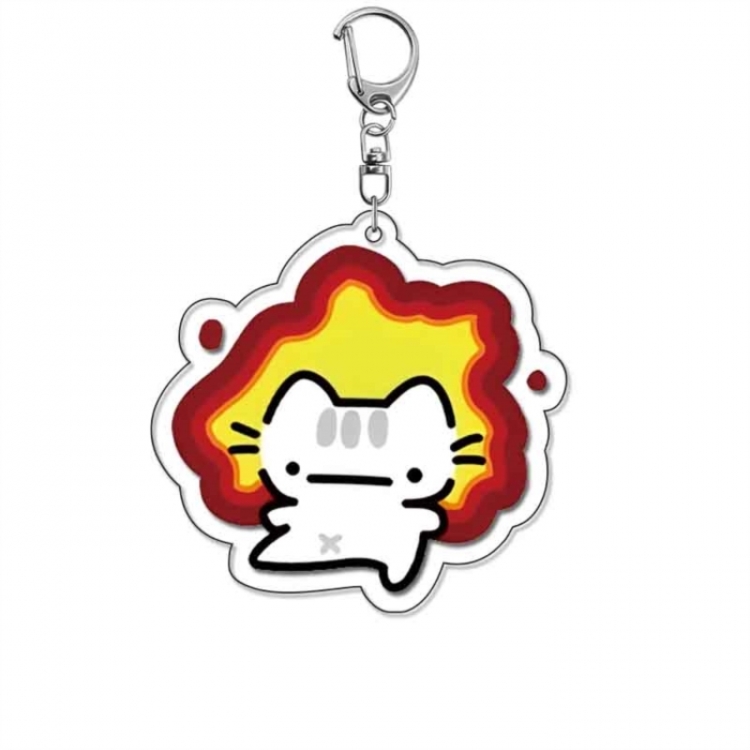 Basil Cat Anime Acrylic Keychain Charm price for 5 pcs