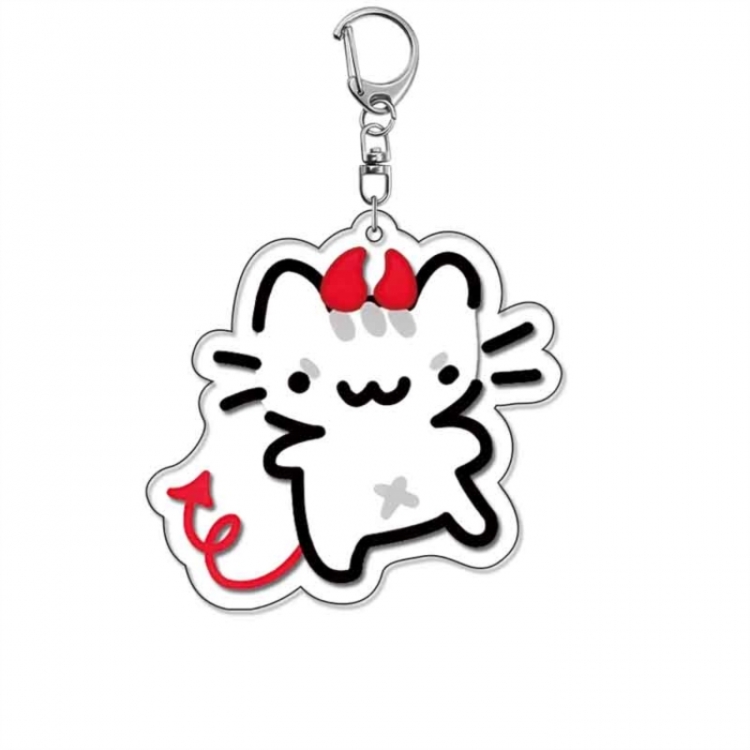Basil Cat Anime Acrylic Keychain Charm price for 5 pcs