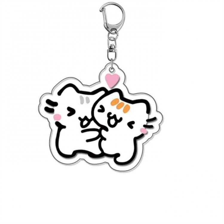 Basil Cat Anime Acrylic Keychain Charm price for 5 pcs