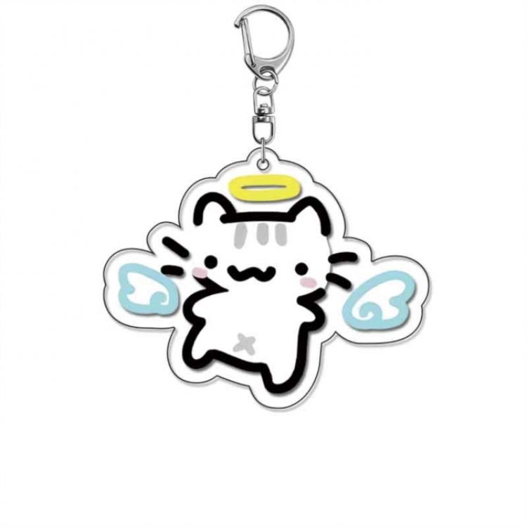 Basil Cat Anime Acrylic Keychain Charm price for 5 pcs