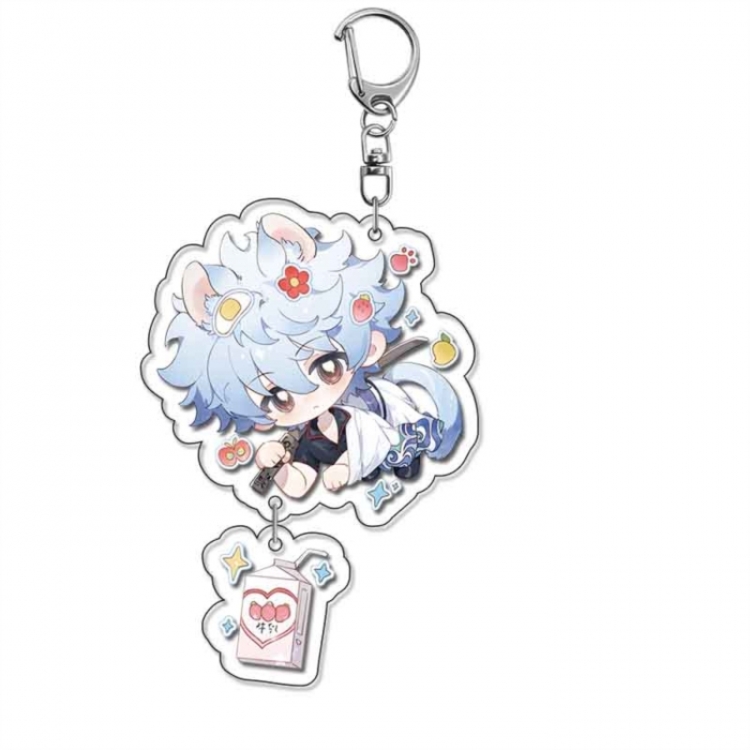 Gintama Anime acrylic Pendant Key Chain  price for 5 pcs