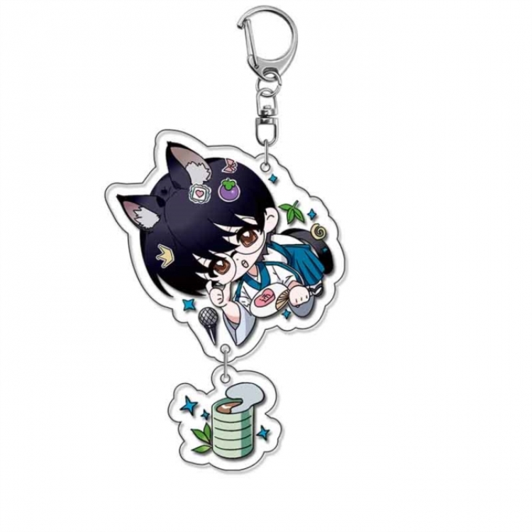 Gintama Anime acrylic Pendant Key Chain  price for 5 pcs