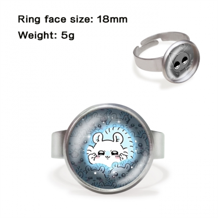 Chiikawa Anime peripheral gemstone ring price for 5 pcs