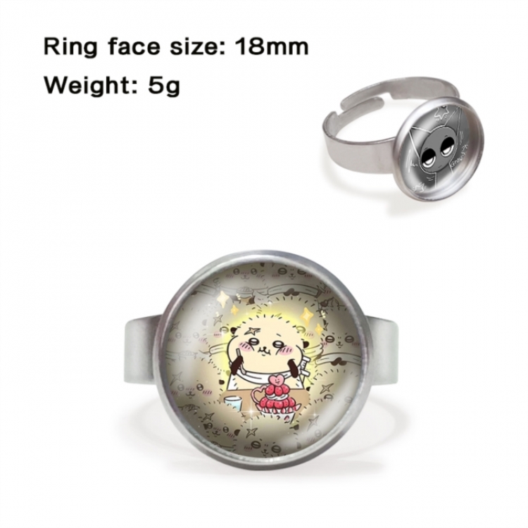 Chiikawa Anime peripheral gemstone ring price for 5 pcs