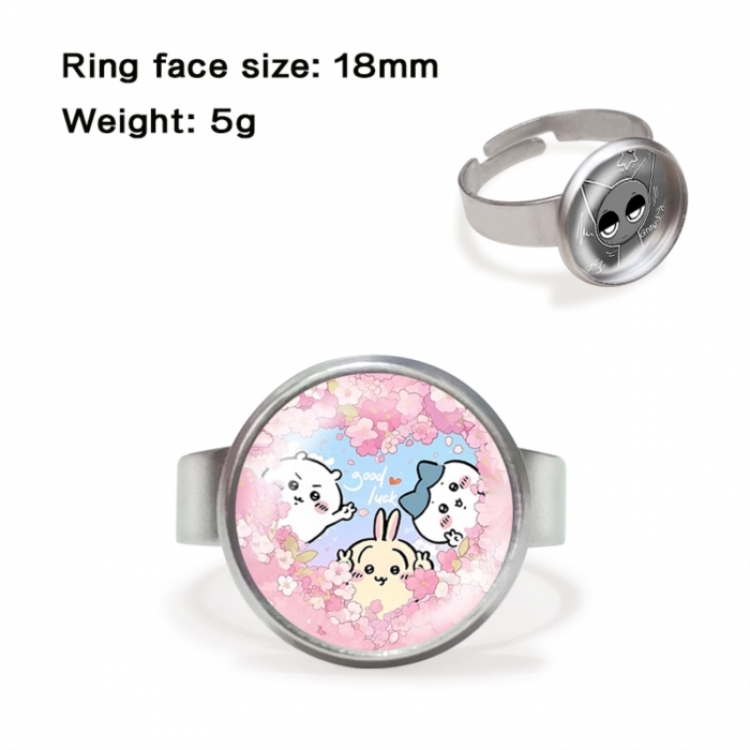 Chiikawa Anime peripheral gemstone ring price for 5 pcs