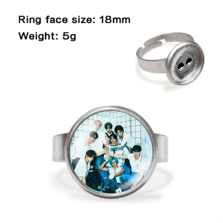 straykids Anime peripheral gemstone ring price for 5 pcs