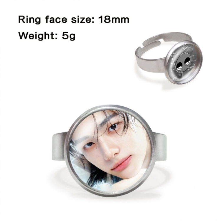straykids Anime peripheral gemstone ring price for 5 pcs