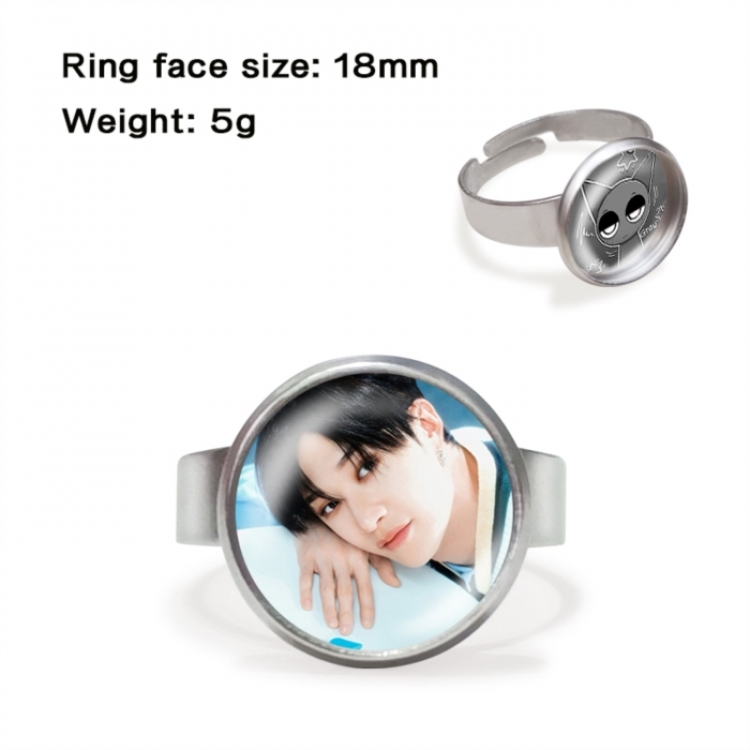 straykids Anime peripheral gemstone ring price for 5 pcs