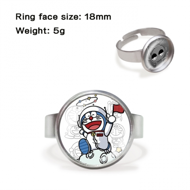 Doraemon Anime peripheral gemstone ring price for 5 pcs