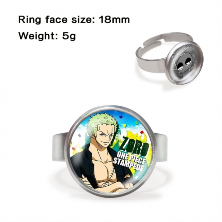 One Piece Anime peripheral gemstone ring price for 5 pcs