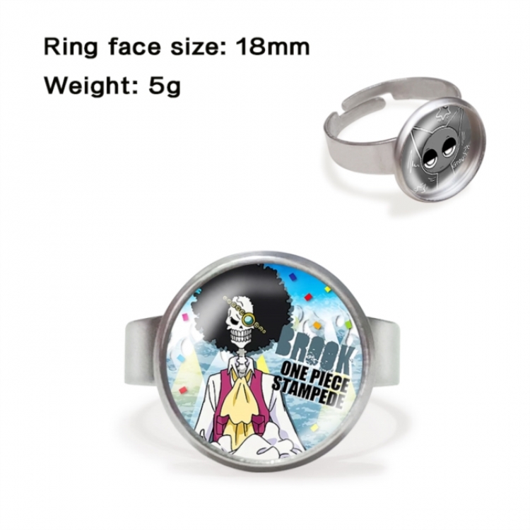 One Piece Anime peripheral gemstone ring price for 5 pcs