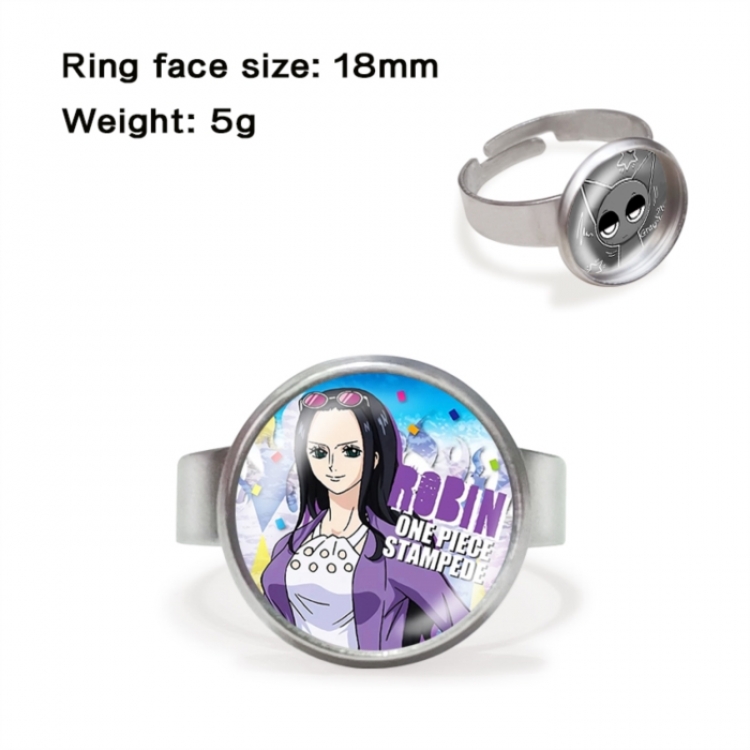 One Piece Anime peripheral gemstone ring price for 5 pcs