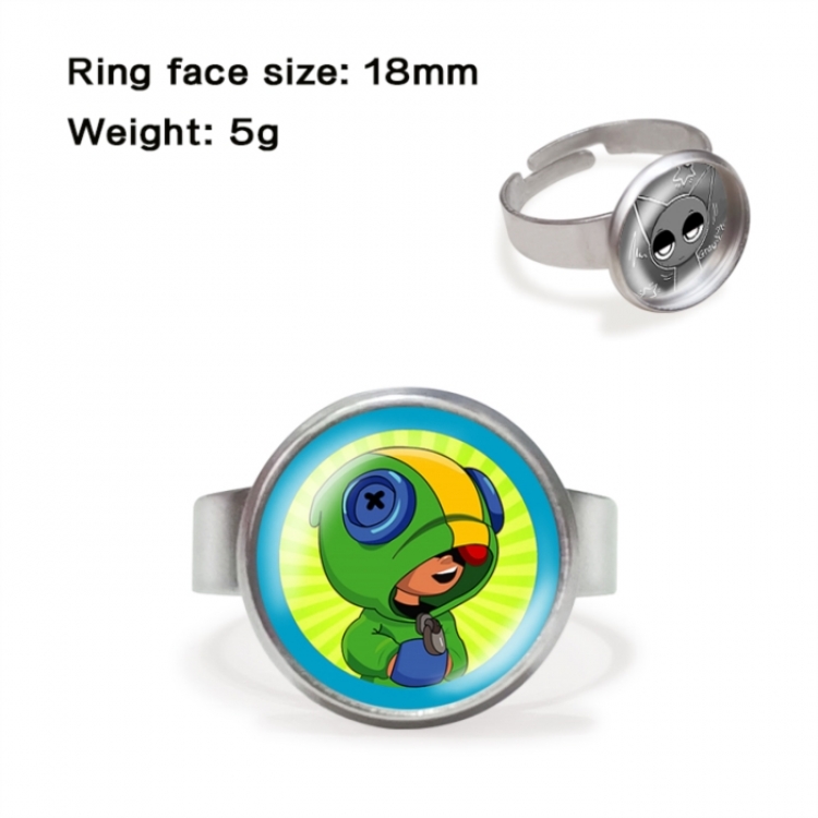 Brawl Stars Anime peripheral gemstone ring price for 5 pcs