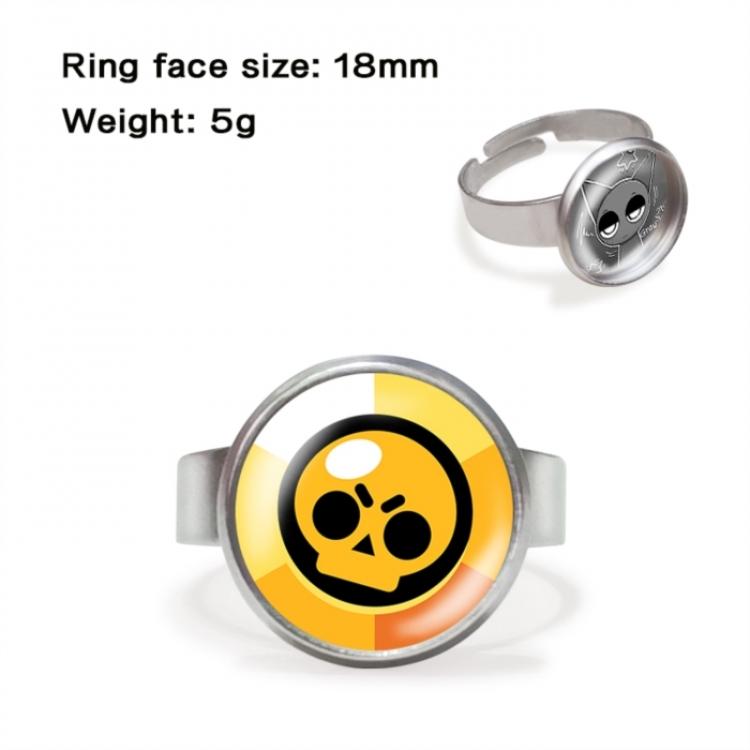 Brawl Stars Anime peripheral gemstone ring price for 5 pcs