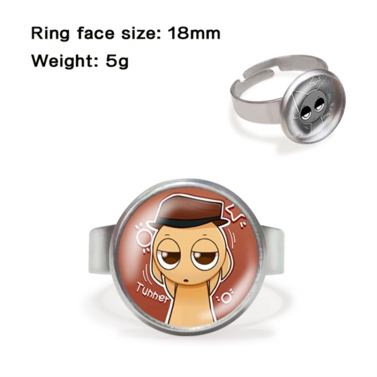 Sprunki Anime peripheral gemstone ring price for 5 pcs