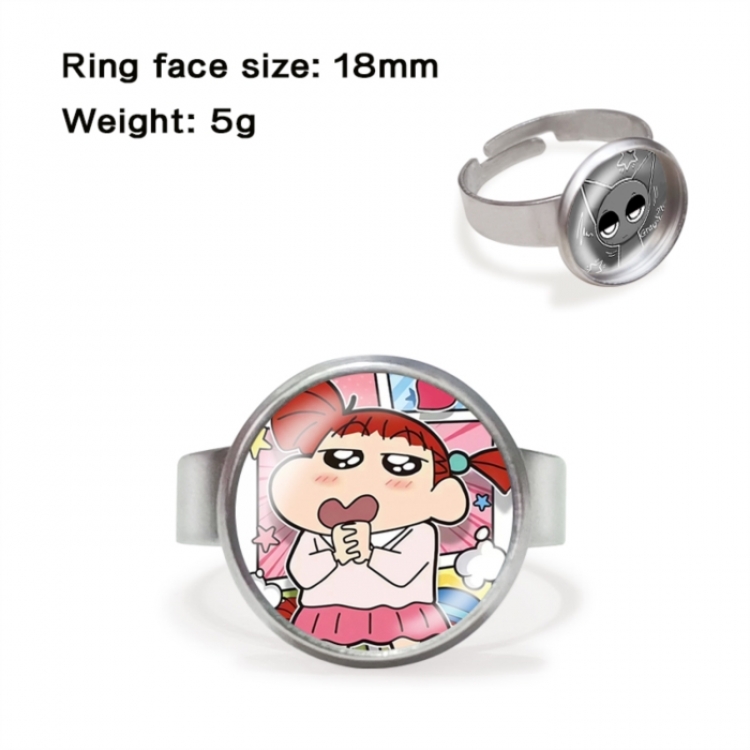 CrayonShin Anime peripheral gemstone ring price for 5 pcs