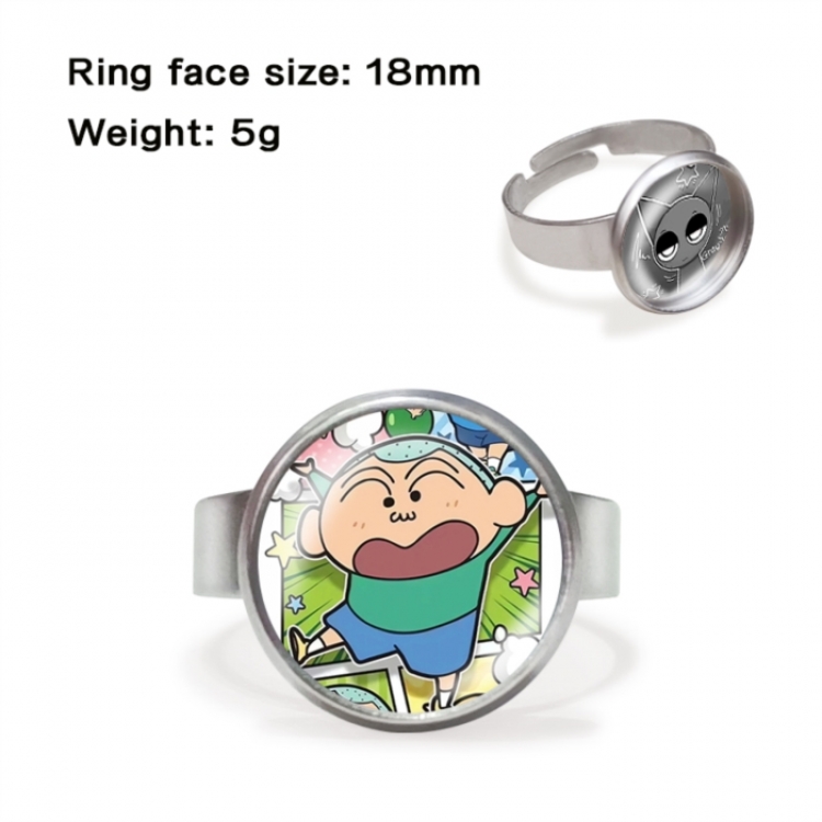 CrayonShin Anime peripheral gemstone ring price for 5 pcs