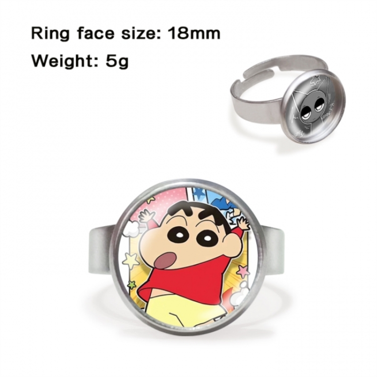 CrayonShin Anime peripheral gemstone ring price for 5 pcs
