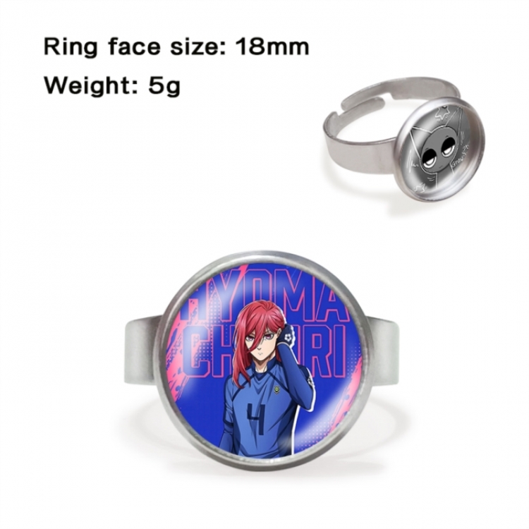 BLUE LOCK Anime peripheral gemstone ring price for 5 pcs