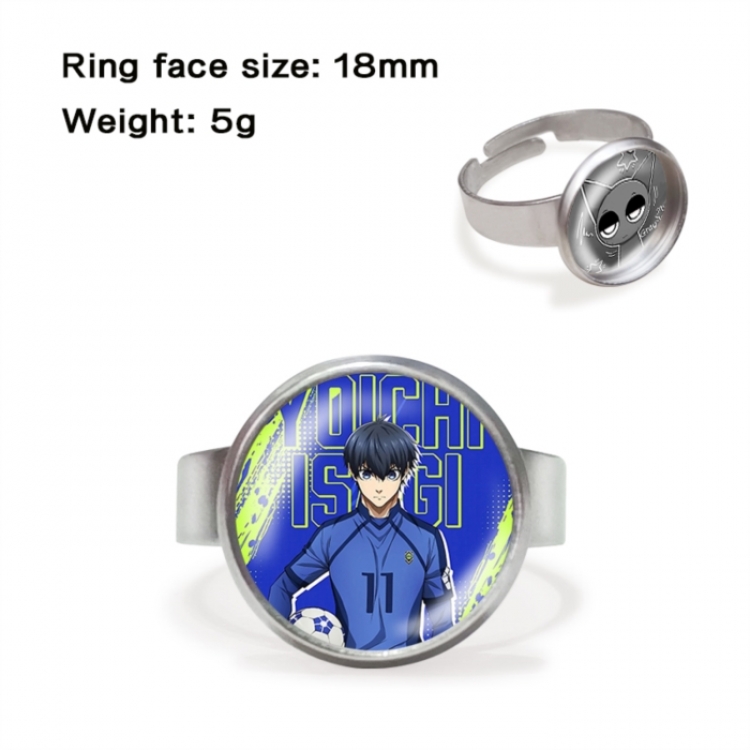 BLUE LOCK Anime peripheral gemstone ring price for 5 pcs