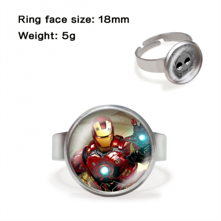 Marvel Anime peripheral gemstone ring price for 5 pcs