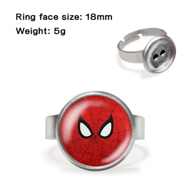 Marvel Anime peripheral gemstone ring price for 5 pcs