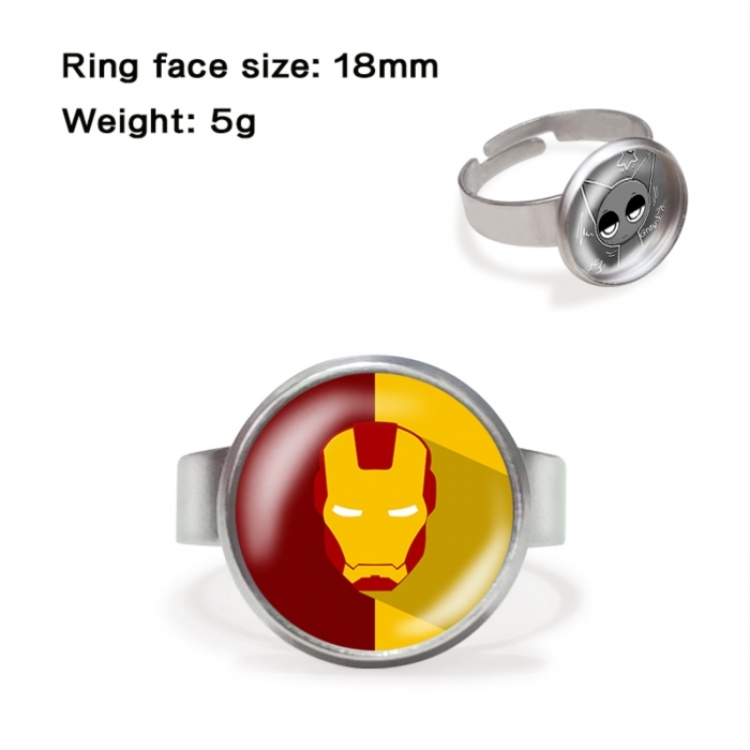 Marvel Anime peripheral gemstone ring price for 5 pcs