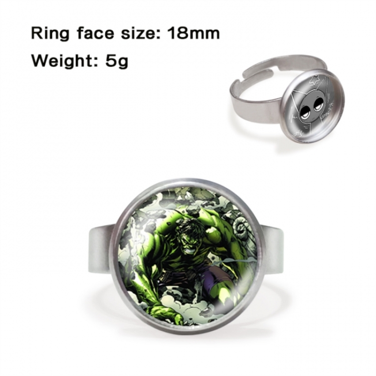 Marvel Anime peripheral gemstone ring price for 5 pcs