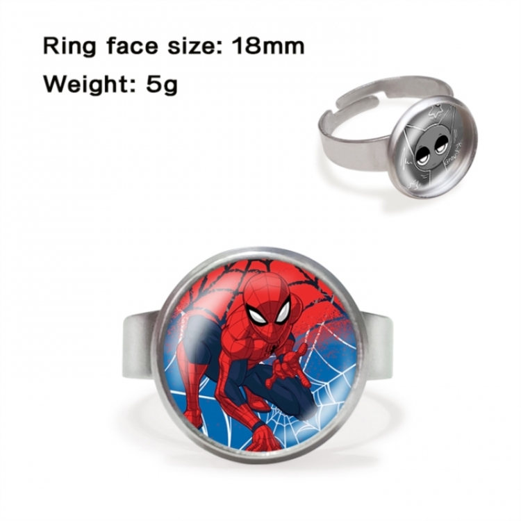 Marvel Anime peripheral gemstone ring price for 5 pcs