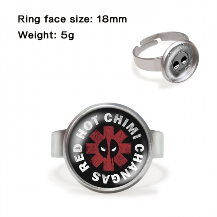 Marvel Anime peripheral gemstone ring price for 5 pcs