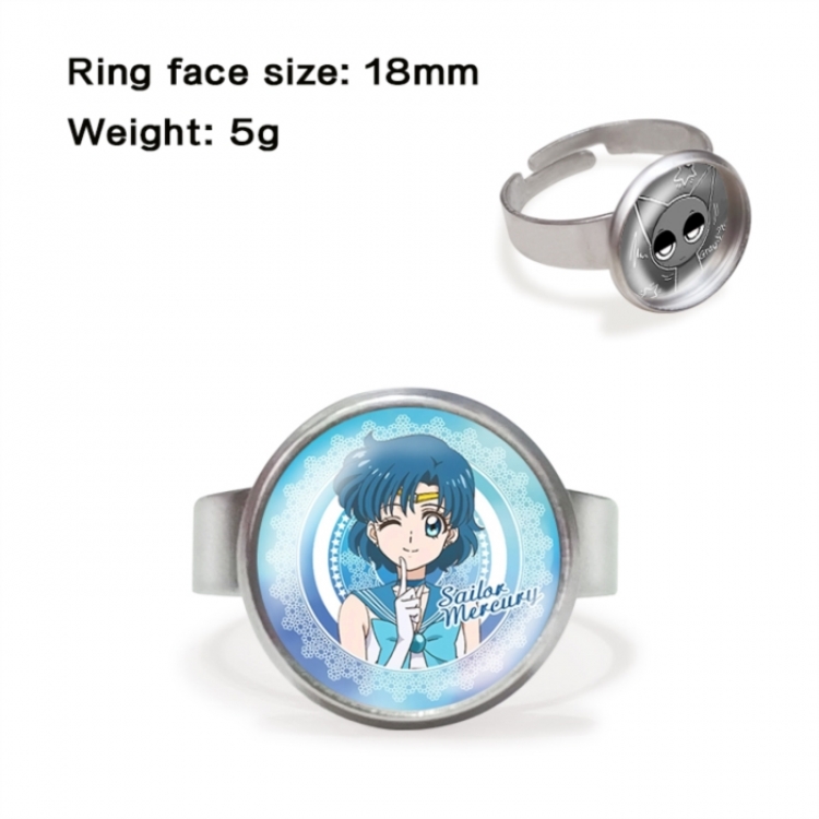 sailormoon Anime peripheral gemstone ring price for 5 pcs