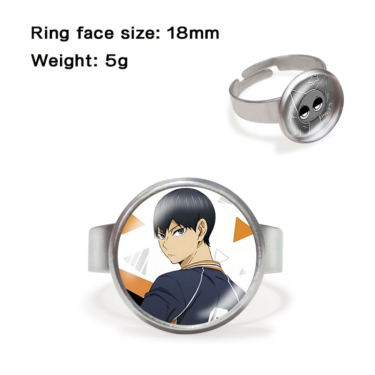 Haikyuu!! Anime peripheral gemstone ring price for 5 pcs
