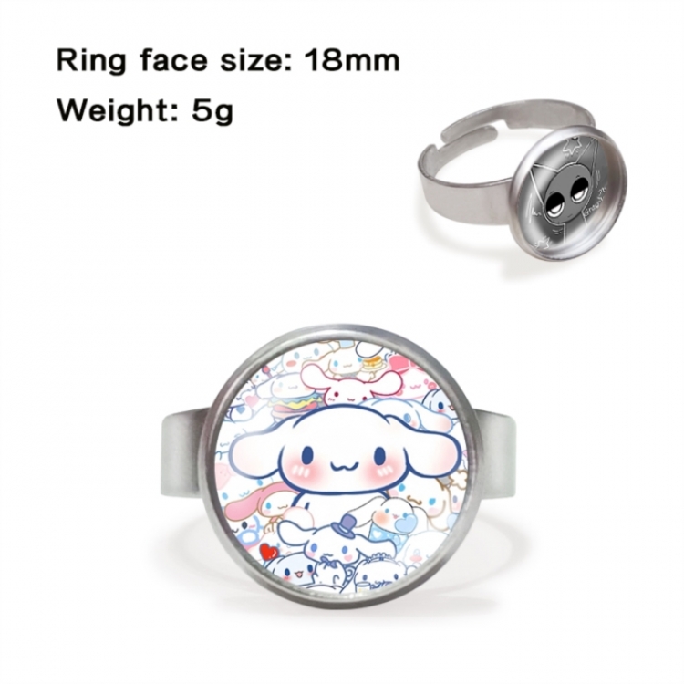 sanrio Anime peripheral gemstone ring price for 5 pcs