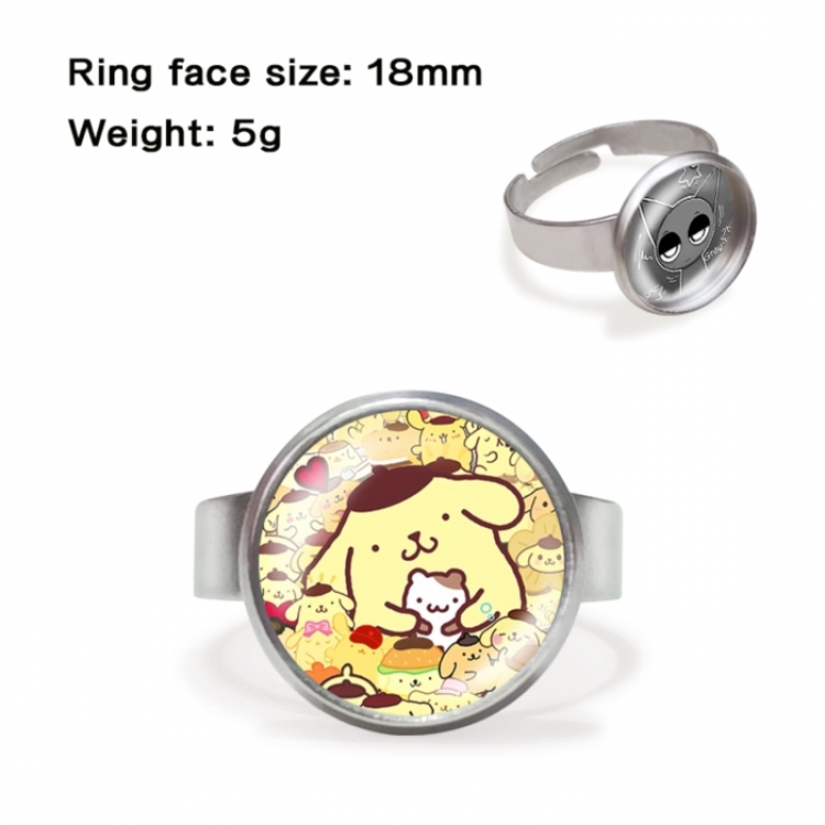 sanrio Anime peripheral gemstone ring price for 5 pcs
