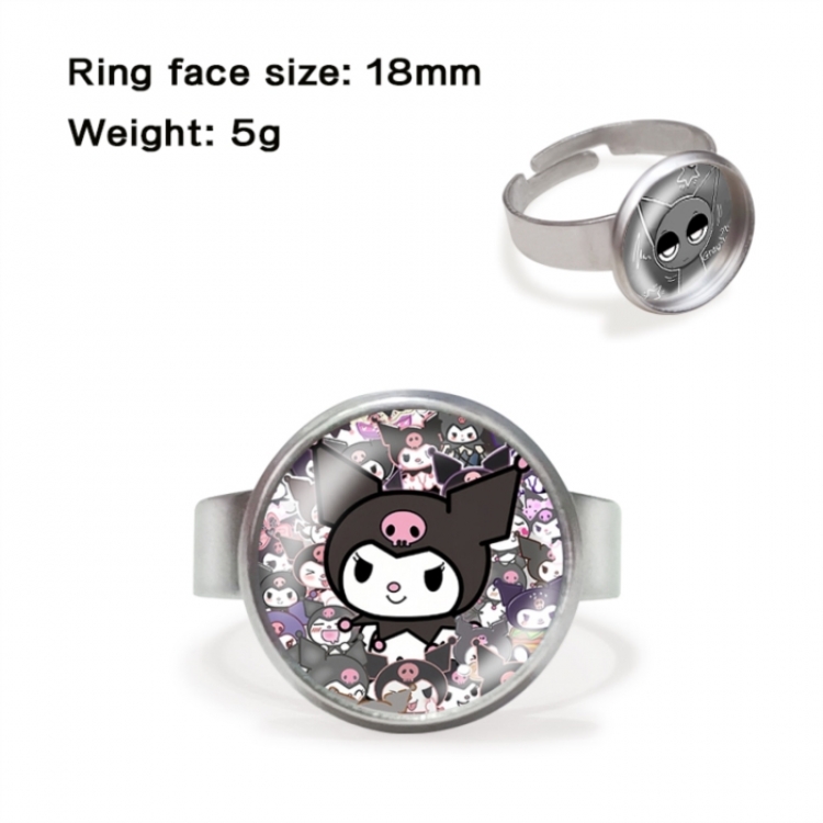 sanrio Anime peripheral gemstone ring price for 5 pcs