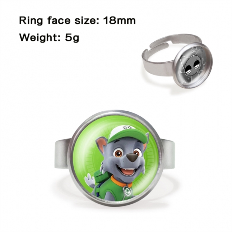 PAW Patrol Anime peripheral gemstone ring price for 5 pcs