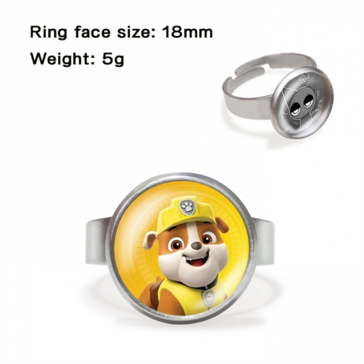 PAW Patrol Anime peripheral gemstone ring price for 5 pcs