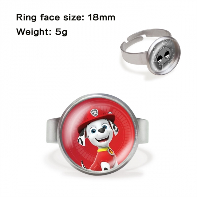 PAW Patrol Anime peripheral gemstone ring price for 5 pcs