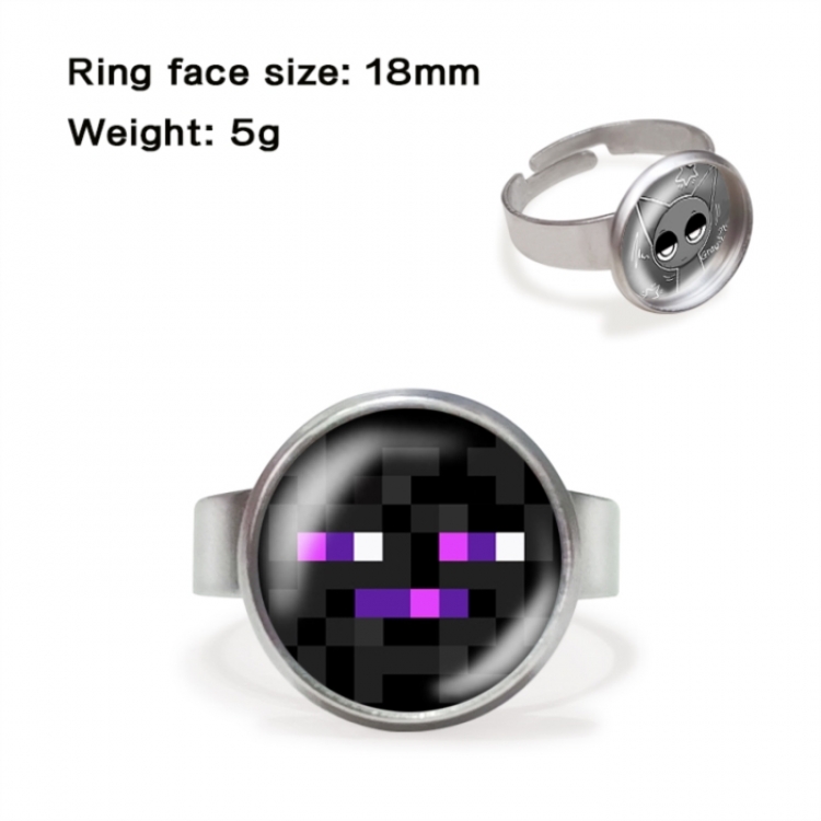 Minecraft Anime peripheral gemstone ring price for 5 pcs