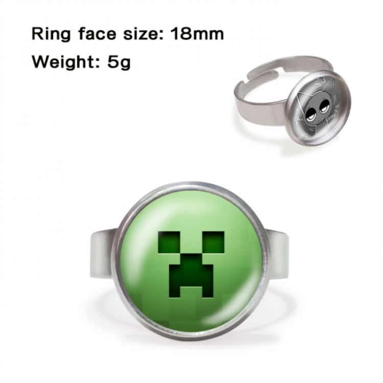 Minecraft Anime peripheral gemstone ring price for 5 pcs