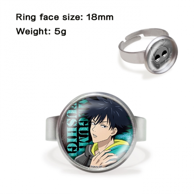 Jujutsu Kaisen Anime peripheral gemstone ring price for 5 pcs