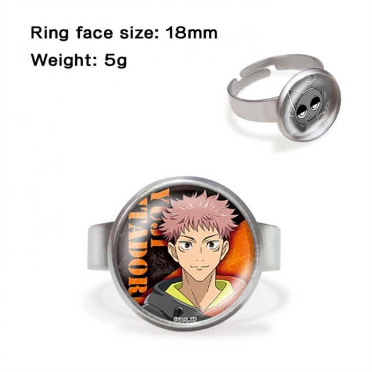 Jujutsu Kaisen Anime peripheral gemstone ring price for 5 pcs