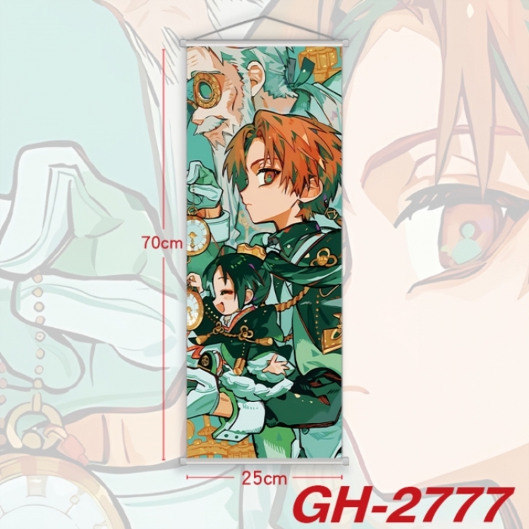 Toilet-bound Hanako-kun Plastic Rod Cloth Small Hanging Canvas Painting Wall Scroll 25x70cm price for 5 pcs