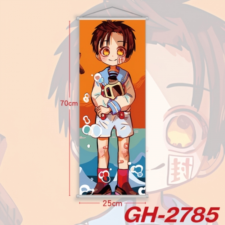 Toilet-bound Hanako-kun Plastic Rod Cloth Small Hanging Canvas Painting Wall Scroll 25x70cm price for 5 pcs