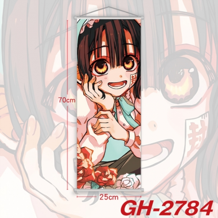 Toilet-bound Hanako-kun Plastic Rod Cloth Small Hanging Canvas Painting Wall Scroll 25x70cm price for 5 pcs