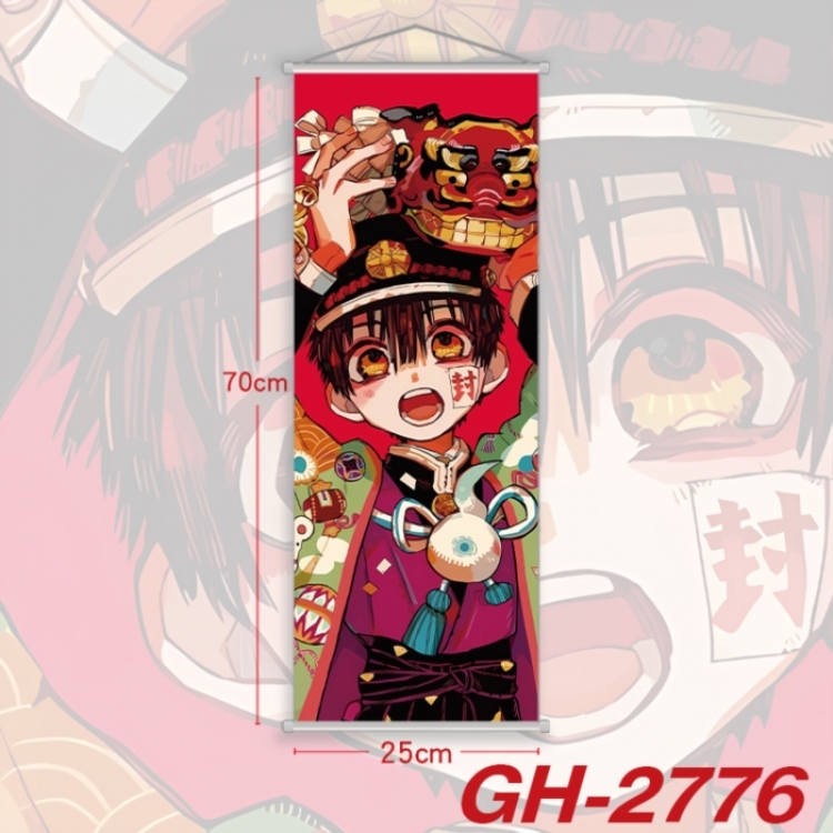 Toilet-bound Hanako-kun Plastic Rod Cloth Small Hanging Canvas Painting Wall Scroll 25x70cm price for 5 pcs