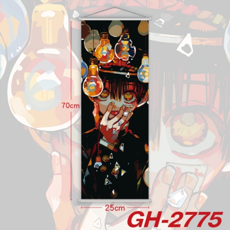 Toilet-bound Hanako-kun Plastic Rod Cloth Small Hanging Canvas Painting Wall Scroll 25x70cm price for 5 pcs